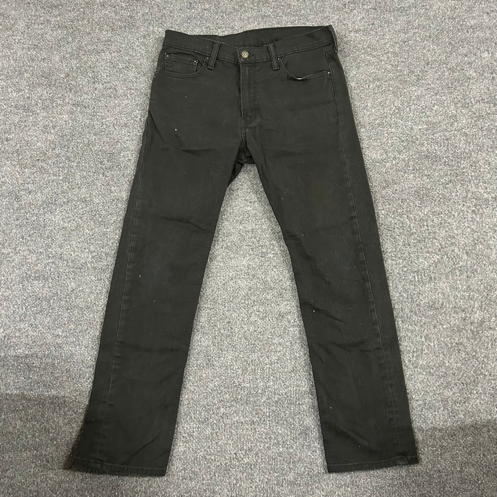 Levi's Jeans Mens Size 32x30 Black 511 Slim Fit Stretch Denim Casual Stained